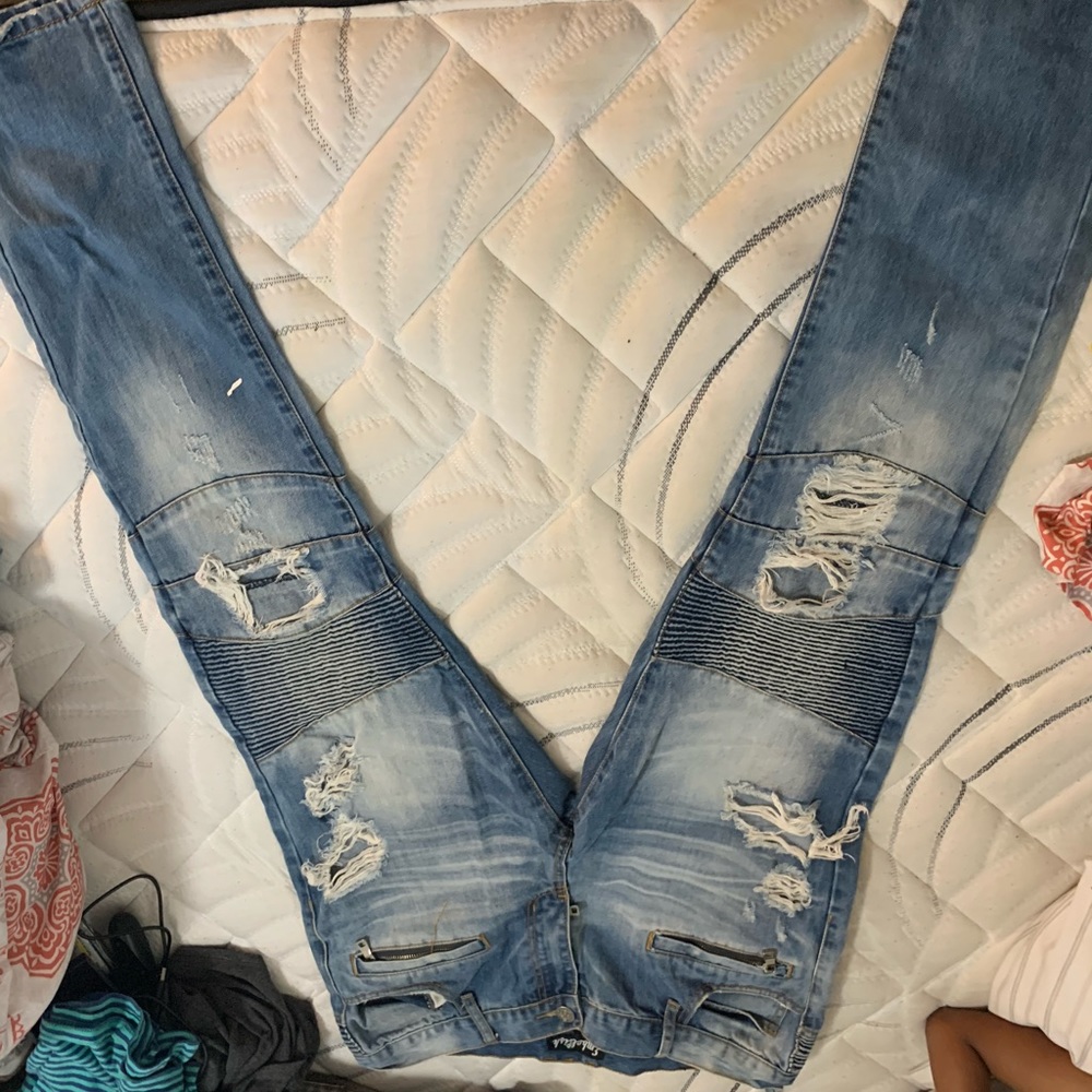 Embellish jeans used